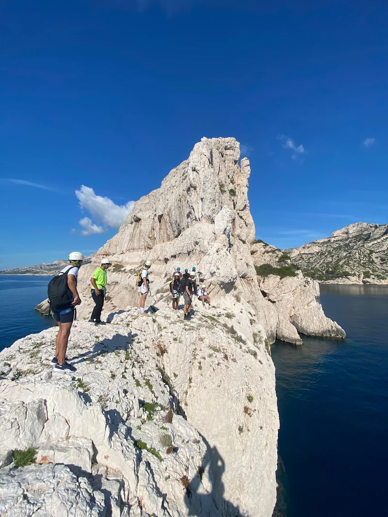 Via corda du bec Sormiou - Marseille