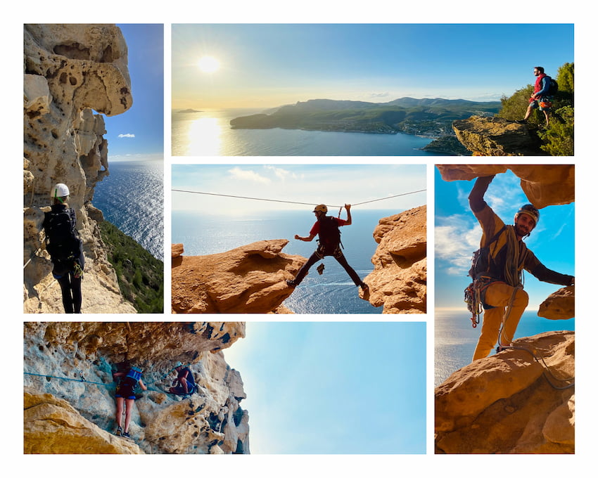 Via Ferrata Calanques Cassis et La Ciotat avec guide