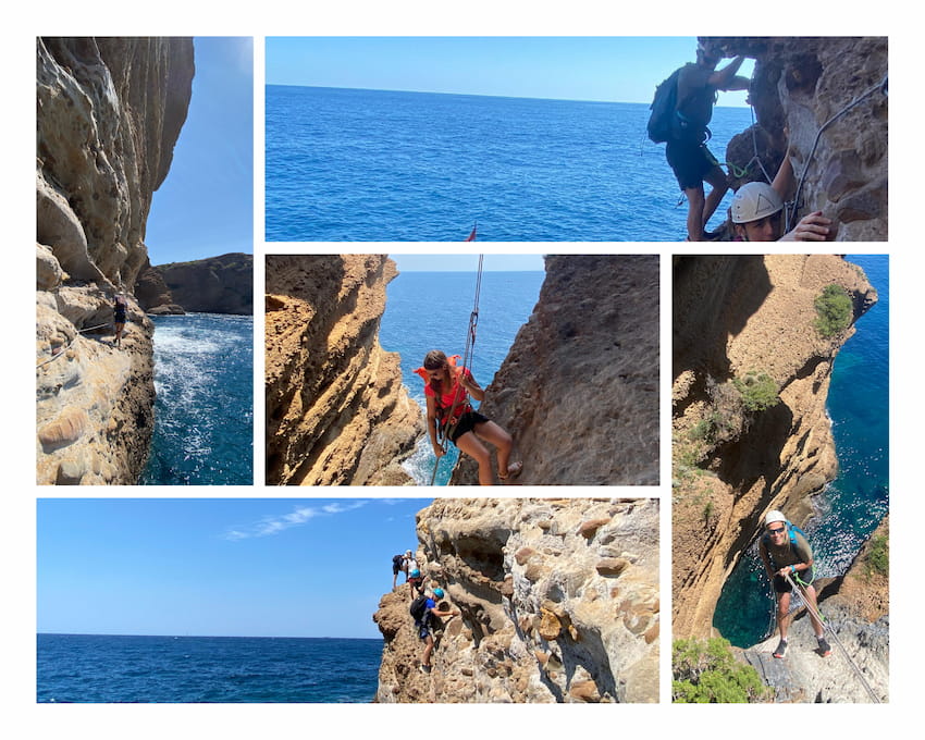 Via Cordata et via ferrata escalade encadr&eacute;e, calanques de La Ciotat et Cassis